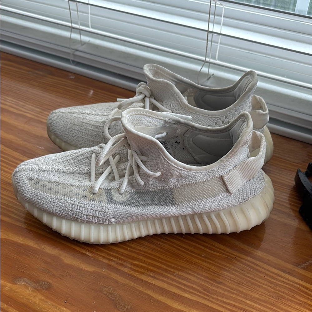 Yeezy 350s in Bone